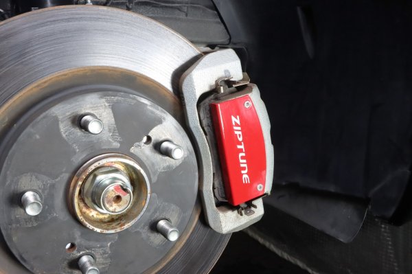 画像1: キャリパーカバー レッド (1)