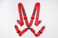 画像2: 4点　レーシングハーネス RED (2)