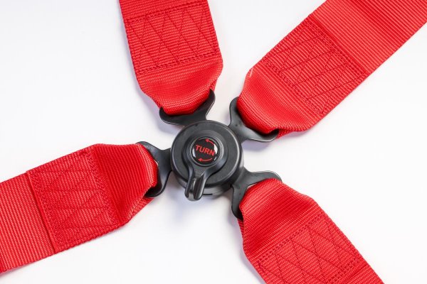 画像4: 4点　レーシングハーネス RED (4)