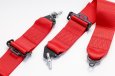 画像7: 4点　レーシングハーネス RED (7)
