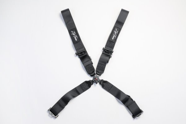 画像2: 4点　レーシングハーネス BLACK (2)