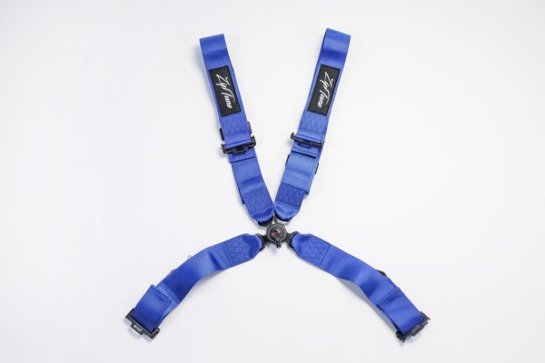 画像2: 4点　レーシングハーネス BLUE (2)