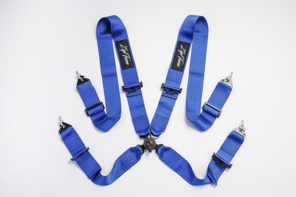 画像3: 4点　レーシングハーネス BLUE (3)
