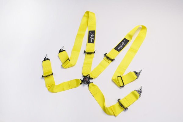 画像4: 4点　レーシングハーネス YELLOW (4)