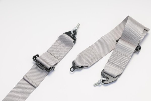 画像8: 4点　レーシングハーネス SILVER (8)