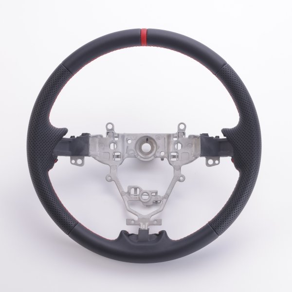 画像2: ステアリング   レザー調 (2)