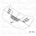 画像9: ボンネット TYPE2 FRP(未塗装) (9)